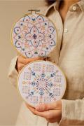 Mandala meditativo - Duo Kit punto de cruz