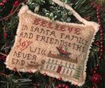 Believe In Santa - 2021 Sampler Ornament