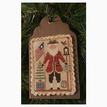 Flag Waving Santa - 2021 SantaOrnament