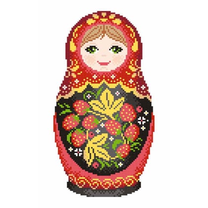 Matryoshka - Khokhloma painting