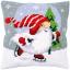 Almohada: Gnomo de navidad sobre hielo