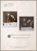 Blumenboard - Tableta de madera con flores