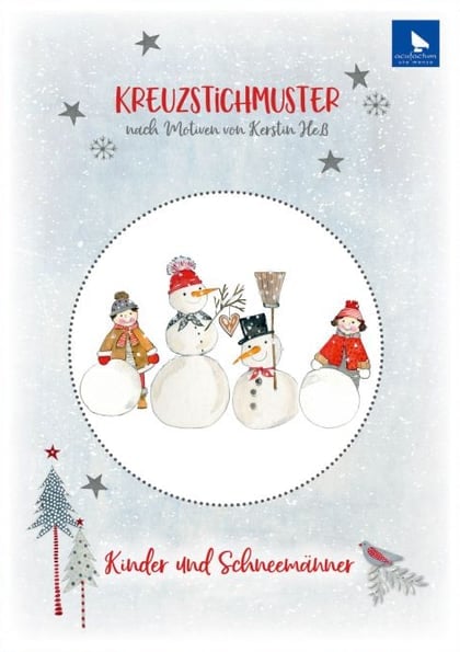 Kinder und Schneemänner