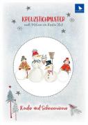 Kinder und Schneemänner
