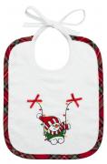 Babero - Mi primera Navidad - Monigote de nieve