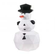 Monigote de nieve - Kit de papercraft