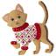 Kit de decoración de fieltro set de 6 - Gatos