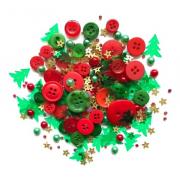 Shaker Mix Embellishments - Noel
