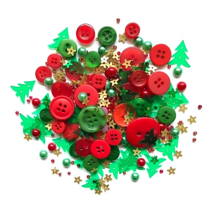 Shaker Mix Embellishments - Noel