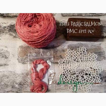 Hilo de seda - Dark salmon