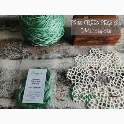 Hilo de seda - Green peas