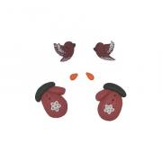 Let it Snow Banner button pack
