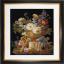 Still Life with Flowers in a Alabaster Vase - Negro - Aida