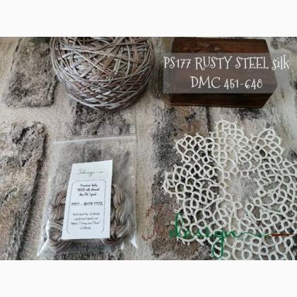 Hilo de seda - Rusty steel