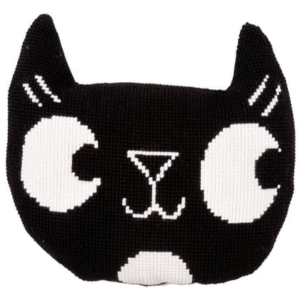 Almohada: Eva Mouton - Gato negro