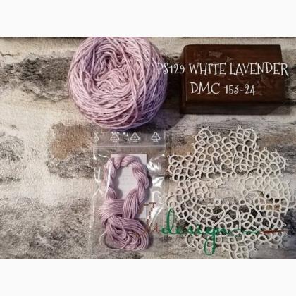 Hilo de seda - White lavender