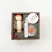Set Alfiletero Kokeshi - Rosa
