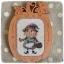 Sun Cross-Stitch Kit with Wooden Frame