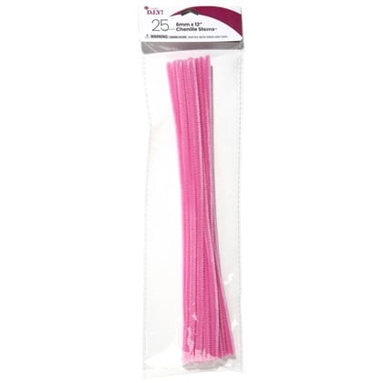 Palitos de Chenilla 6mm - Rosa