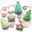 Kit fieltro Arboles y casas de navidad