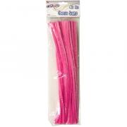 Palitos de Chenilla 40 pkg - Rosa