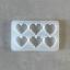 Molde de silicona - Corazones pixelados