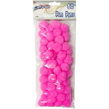 Pompones 25mm - Rosa