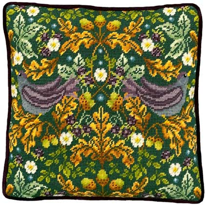 Cojín - Autumn Starlings Tapestry