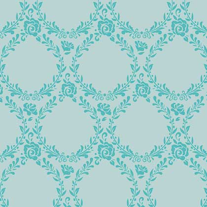 Rose Flower Aqua