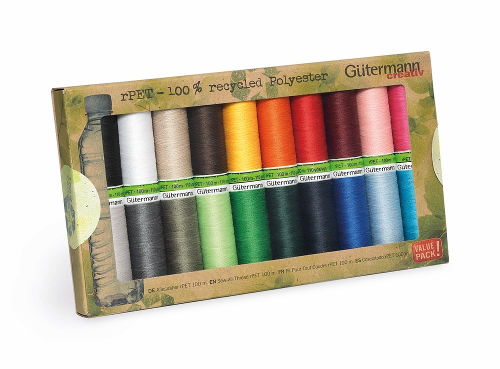 Hilo Gutermann Coselotodo para Costura a Mano y Máquina de coser, Color  Gris Claro, con 100 mts. Poliéster, caja con 6 carretes del mismo color