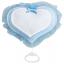 Cinta Neonato Caja de Musica - Corazón - Azul Cielo