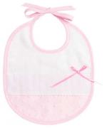 Babero Tartan - Pois 3D Rayas - Rosa
