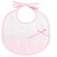 Babero Tartan - Pois 3D Rayas - Rosa