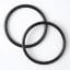 Anillos para bolsas (asas) Furoshiki - Negro