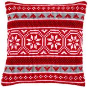 Almohada: Patrón de Cristal de Navidad