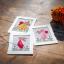 Tarjetas de felicitaciones: Conejos de Pasqua - Juego de 3