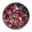 Lentejuelas y botones en caja - My Valentine