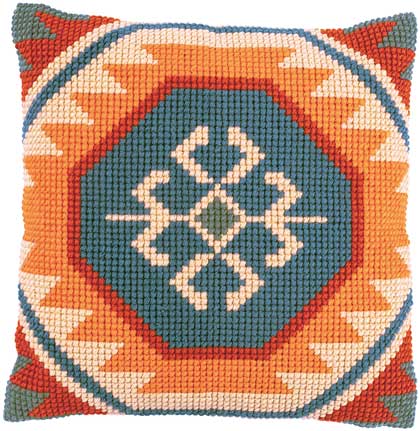 Almohada: Motivos Kilim 1