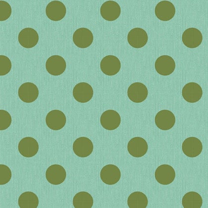 Chambray Dots Teal Green