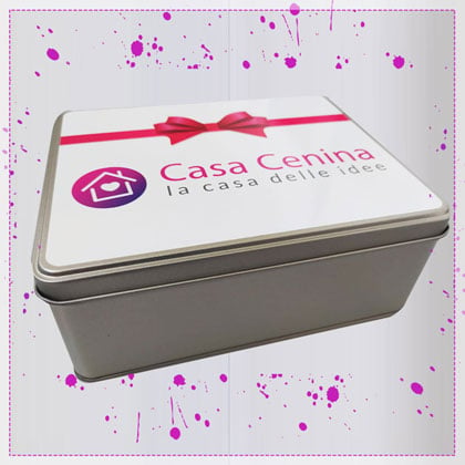 Caja de colección de Casa Cenina en metal