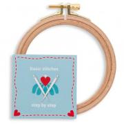 Bastidor redondo Prym Love, Ø 10 cm