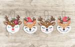 Decoración Foxes and Deer