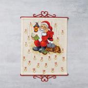 Papá Noel con perro