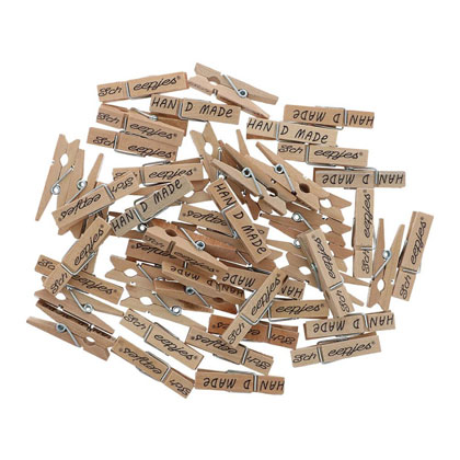 Pinzas de ropa de madera - 45mm