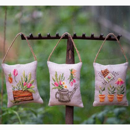 Cojines decorativos: Jardín 2 juego de 3