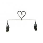 Soporte para bordados - Heart Charcoal 6"