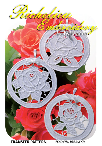 Centro / servilleta Tres rosas