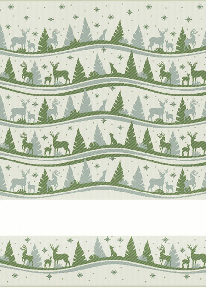 Trapo de cocina - Alaska Lurex - Verde