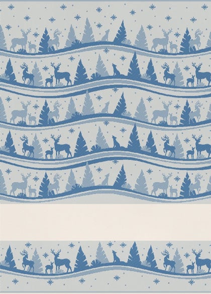 Trapo de cocina - Alaska Lurex - Azul