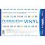 Superficie de vinilo transparente premium tamaño 16